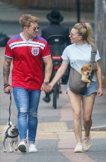 CANDICE BROWN Out in London 07/08/2021