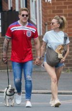 CANDICE BROWN Out in London 07/08/2021