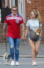 CANDICE BROWN Out in London 07/08/2021