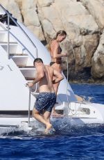 CANDICE SWANEPOEL in Bikini at a Yacht in French Riviera 07/03/2021
