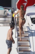 CANDICE SWANEPOEL in Bikini at a Yacht in French Riviera 07/03/2021