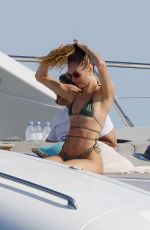 CANDICE SWANEPOEL in Bikini at a Yacht in French Riviera 07/03/2021