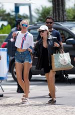 CANDICE SWANEPOEL in Denim Shorts Out in Cannes 07/07/2020