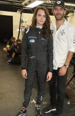 CARA DELEVINGNE at DS Techeetah Garage at 2021 E-Prix in London 07/24/2021 