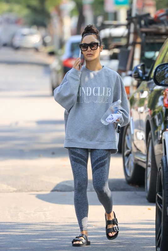 CARA SANTANA Leaves Pilates Class in West Hollywood 07/15/2021