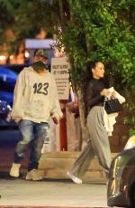CARA SANTANA Out for Dinner at Matsuhisa in Los Angeles 07/26/2021