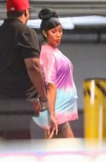 CARDI B Leaves Boa Steakhouse in Los Angeles 07/06/2021
