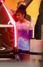 CARDI B Leaves Boa Steakhouse in Los Angeles 07/06/2021