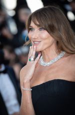 CARLA BRUNI at De Son Vivant Screening at 74th Annual Cannes Film Festival 07/10/2021