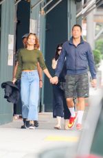 CAROLINE TYLER and Zachary Levi Out in New York 07/10/2021