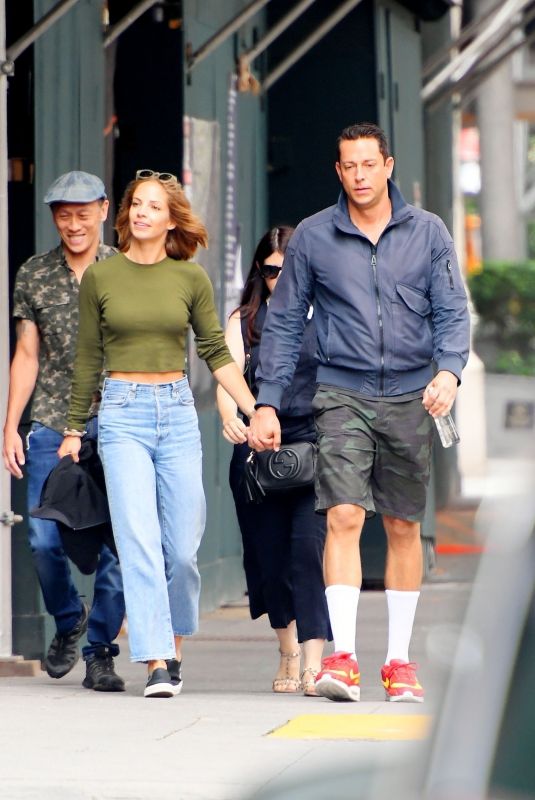 CAROLINE TYLER and Zachary Levi Out in New York 07/10/2021