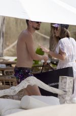 CATHERINE HARDING on the Beach in Ibiza 07/25/2021