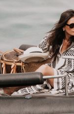CATHERINE ZETA JONES at a Boat Ride in Mallorca 07/12/2021