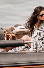 CATHERINE ZETA JONES at a Boat Ride in Mallorca 07/12/2021