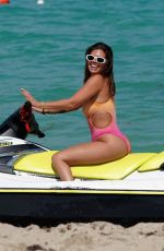 CHANEL WEST COAST in Swimsuit at a Beach in Miami 07/08/2021