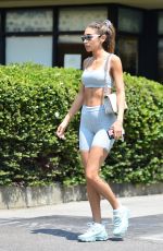 CHANTEL JEFFRIES Leaves a Gym in West Hollywood 07/16/2021