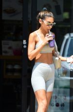 CHANTEL JEFFRIES Leaves a Gym in West Hollywood 07/16/2021