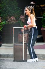 CHANTEL JEFFRIES Leaves Her Hotel in New York 07/18/2021