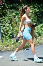 CHANTEL JEFFRIES Leaves Morning Workout in Los Angeles 07/12/2021