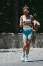 CHANTEL JEFFRIES Leaves Morning Workout in Los Angeles 07/12/2021