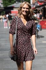 CHARLOTTE HAWKINS Leave Classic FM Studios in London 07/16/2021