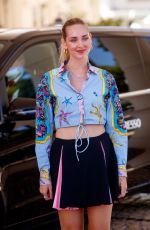 CHIARA FERRAGNI Arrives at Martinez Hotel at 74th Cannes Film Festival 07/09/2021