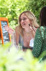CHIARA FERRAGNI on Terrace of Martinez Hotel in Cannes 07/07/2021