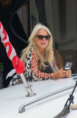 CHLOE and TINA GREEN at a Yacht in Saint-Tropez 07/04/2021