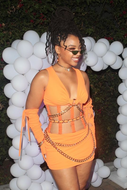 CHLOE BAILEY at Saweetie