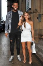 CHLOE ELIZABETH Arrives at Rosso Restaraunt in Manchester 07/12/2021