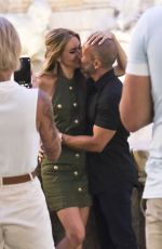 CHRISHELL STAUSE and Jason Oppenheim Out on Vacation in Rome 07/29/2021