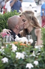 CHRISHELL STAUSE and Jason Oppenheim Out on Vacation in Rome 07/29/2021