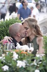 CHRISHELL STAUSE and Jason Oppenheim Out on Vacation in Rome 07/29/2021