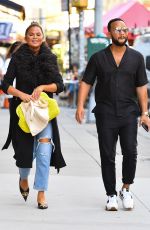 CHRISSY TEIGEN and John Legend Out in New York 07/30/2021