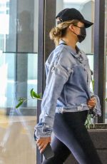 CHRISSY TEIGEN Wearing a Mask Out in Los Angeles 07/15/2021
