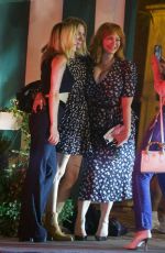 CHRISTINA HENDRICKS, KIERNAN SHIPKA and JANUARY JONES Out for Dinner in Los Angeles 07/27/2021