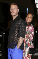 CHRISTINA MILIAN and Matt Pokora at La Gioia Restaurant in Saint-Tropez 07/10/2021