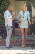 CHRISTINE QUINN Filming Selling Sunset Show on Melrose Place in Hollywood 07/10/2021