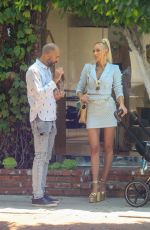CHRISTINE QUINN Filming Selling Sunset Show on Melrose Place in Hollywood 07/10/2021