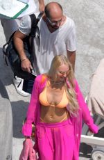 CHRISTINE QUINN in Bikini at Amalfi Coast 07/25/2021