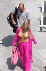 CHRISTINE QUINN in Bikini at Amalfi Coast 07/25/2021