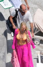 CHRISTINE QUINN in Bikini at Amalfi Coast 07/25/2021