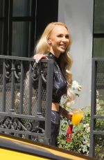 CHRISTINE QUINN Out in Beverly Hills 07/08/2021
