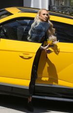 CHRISTINE QUINN Out in Beverly Hills 07/08/2021