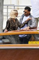 CIARA and Russel Wilson Leaves Venice 07/04/2021