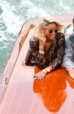 CIARA and Russel Wilson Leaves Venice 07/04/2021