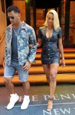 CIARA and Russell Wilson Leaves Peninsula Hotel in New York 06/30/2021