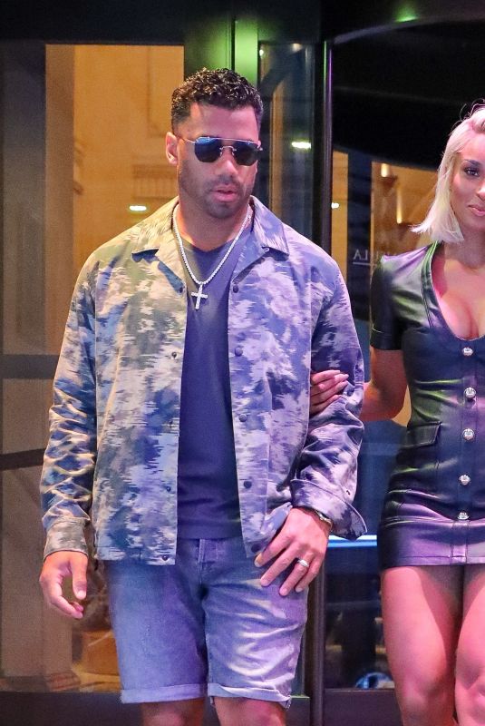 CIARA and Russell Wilson Leaves Peninsula Hotel in New York 06/30/2021