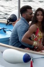 CIARA and Russell Wilson Out on Holidays in Capri 07/08/2021