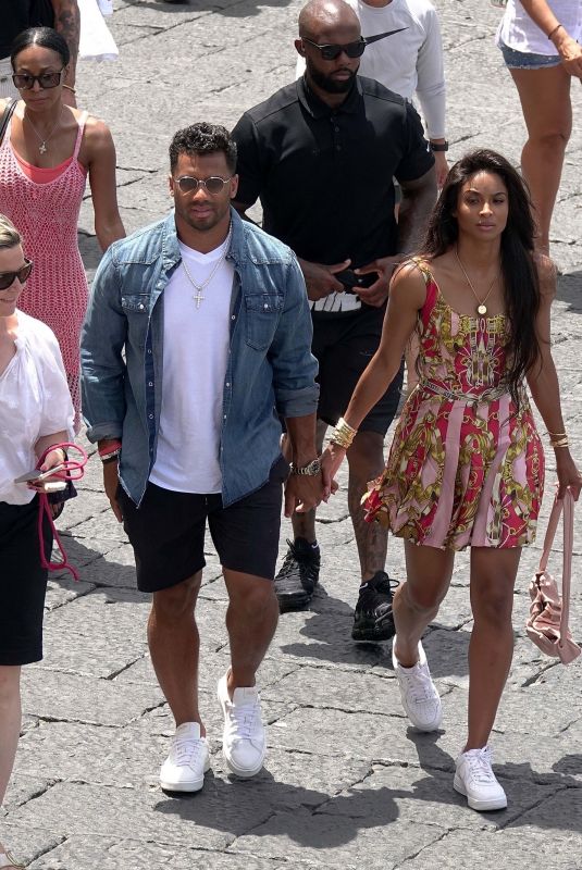 CIARA and Russell Wilson Out on Holidays in Capri 07/08/2021 – HawtCelebs